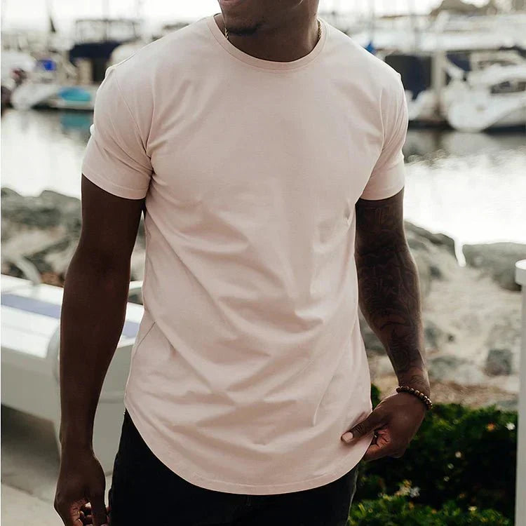 Angelo Longline Tailored T-Shirt - Extra Torso Coverage