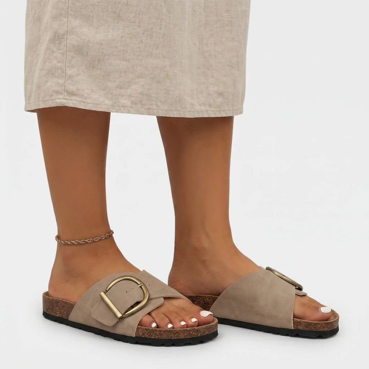 Auralia - Slip On Flat Sandals