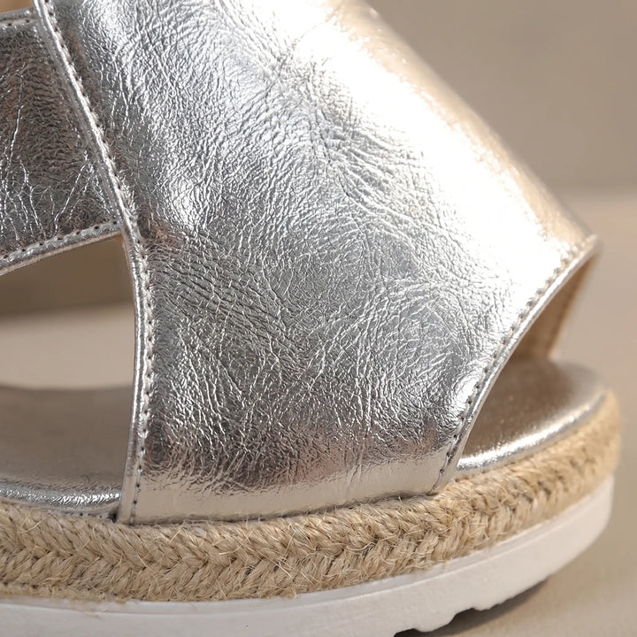 Auralift - Platform Wedge Sandals