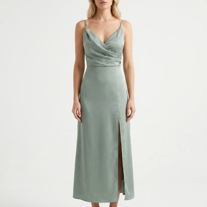 Auralis - Draped Bodice Maxi Dress