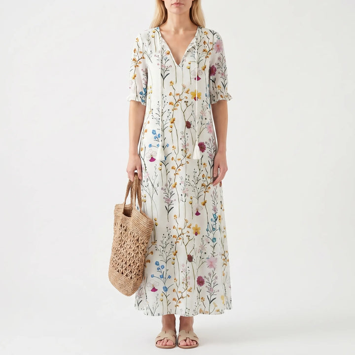 Bohaven - Relaxed Boho-Print Midi Dress