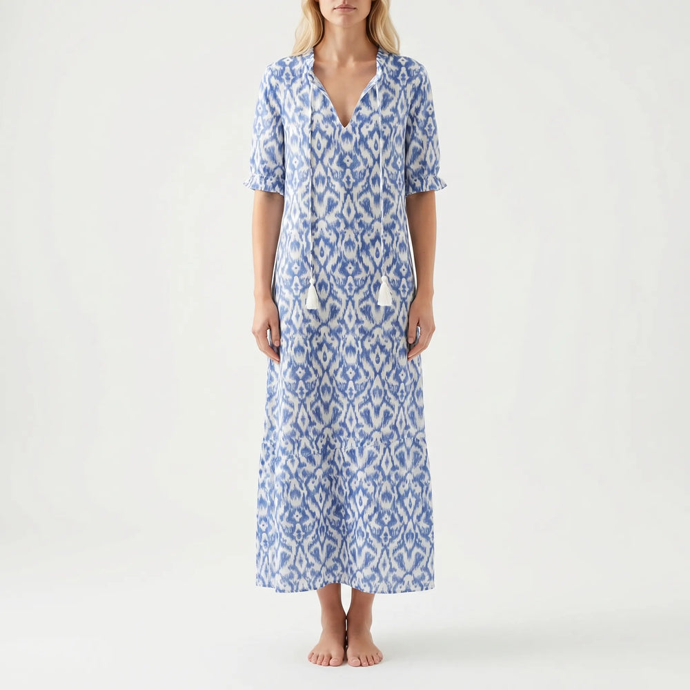 Bohaven - Relaxed Boho-Print Midi Dress