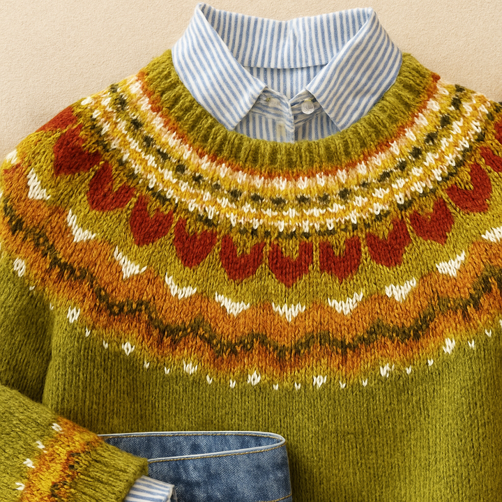 Ardent™ | Elegant Vintage Knit Sweater