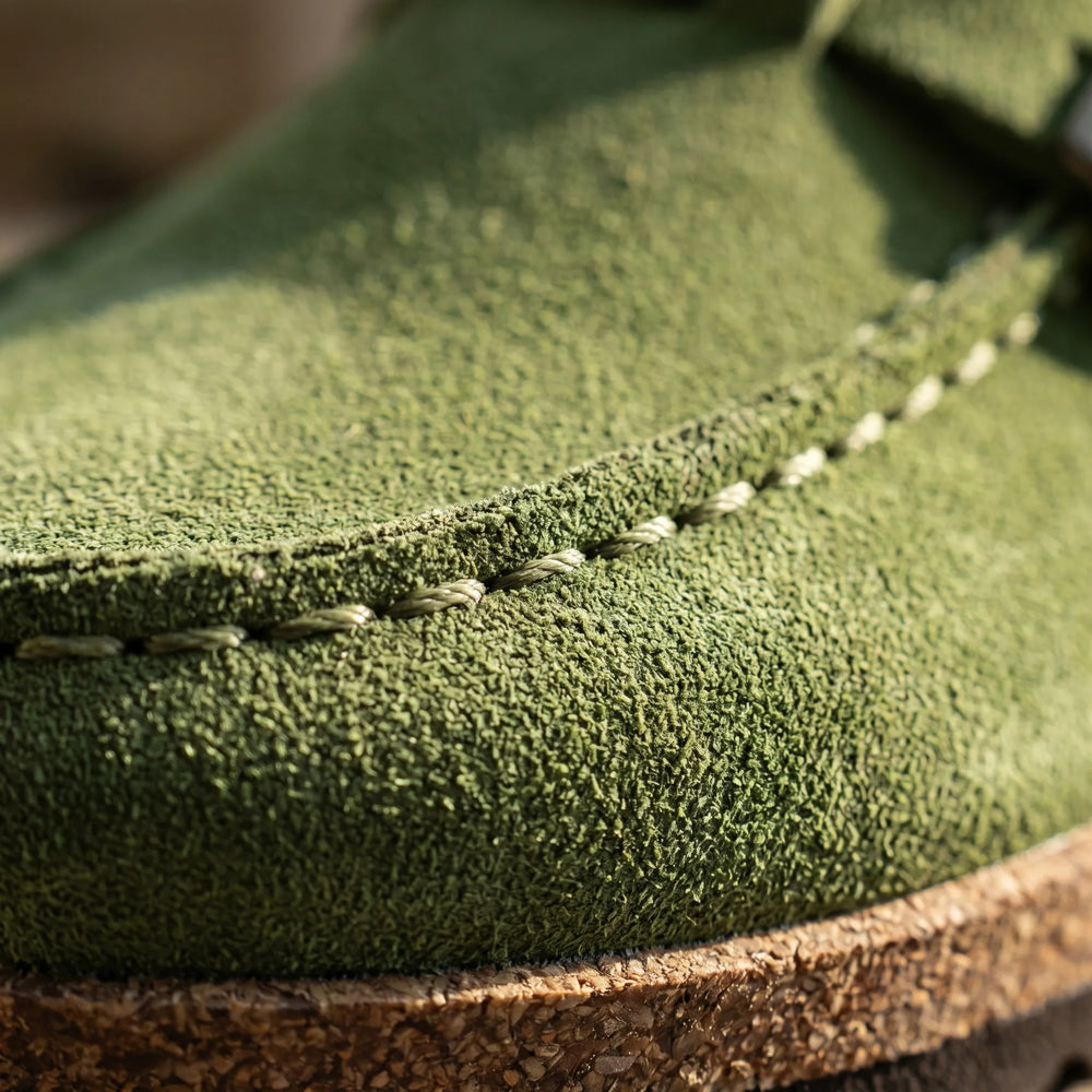 Clovina - Cushioned Slip-On Clog With Buckle Detail