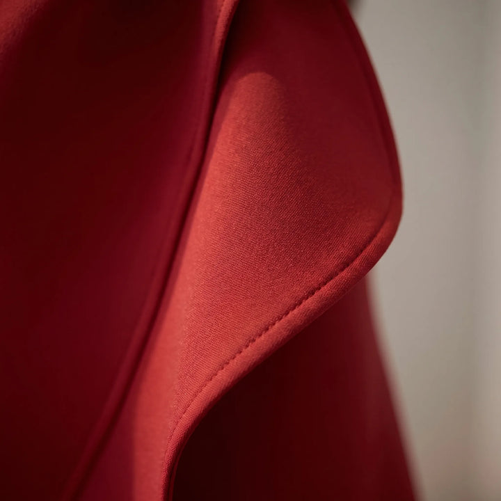 Dravelle - Asymmetric Draped Midi Dress