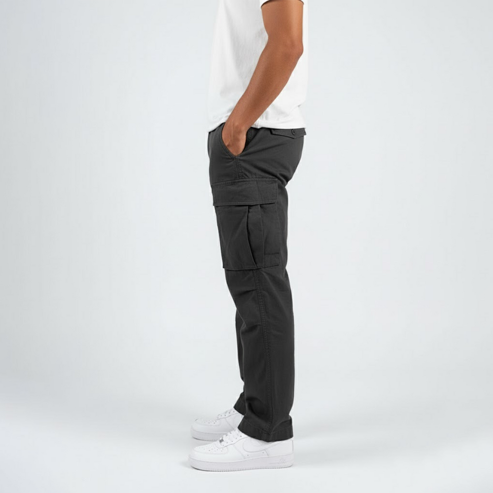 Everyday Mens Cargo Trousers UK With Side Pockets And Relaxed Fit
