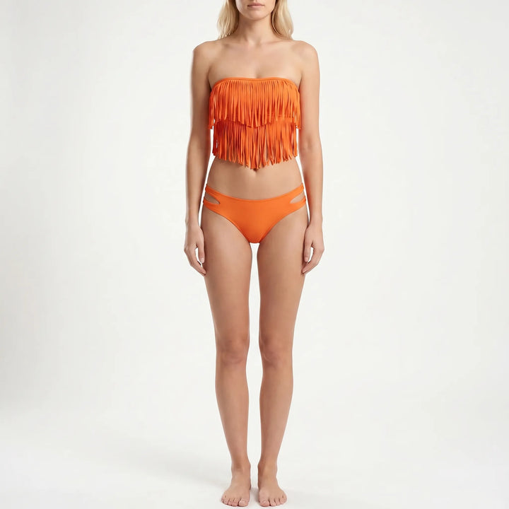 Frinova - Fringe Bandeau Bikini Set