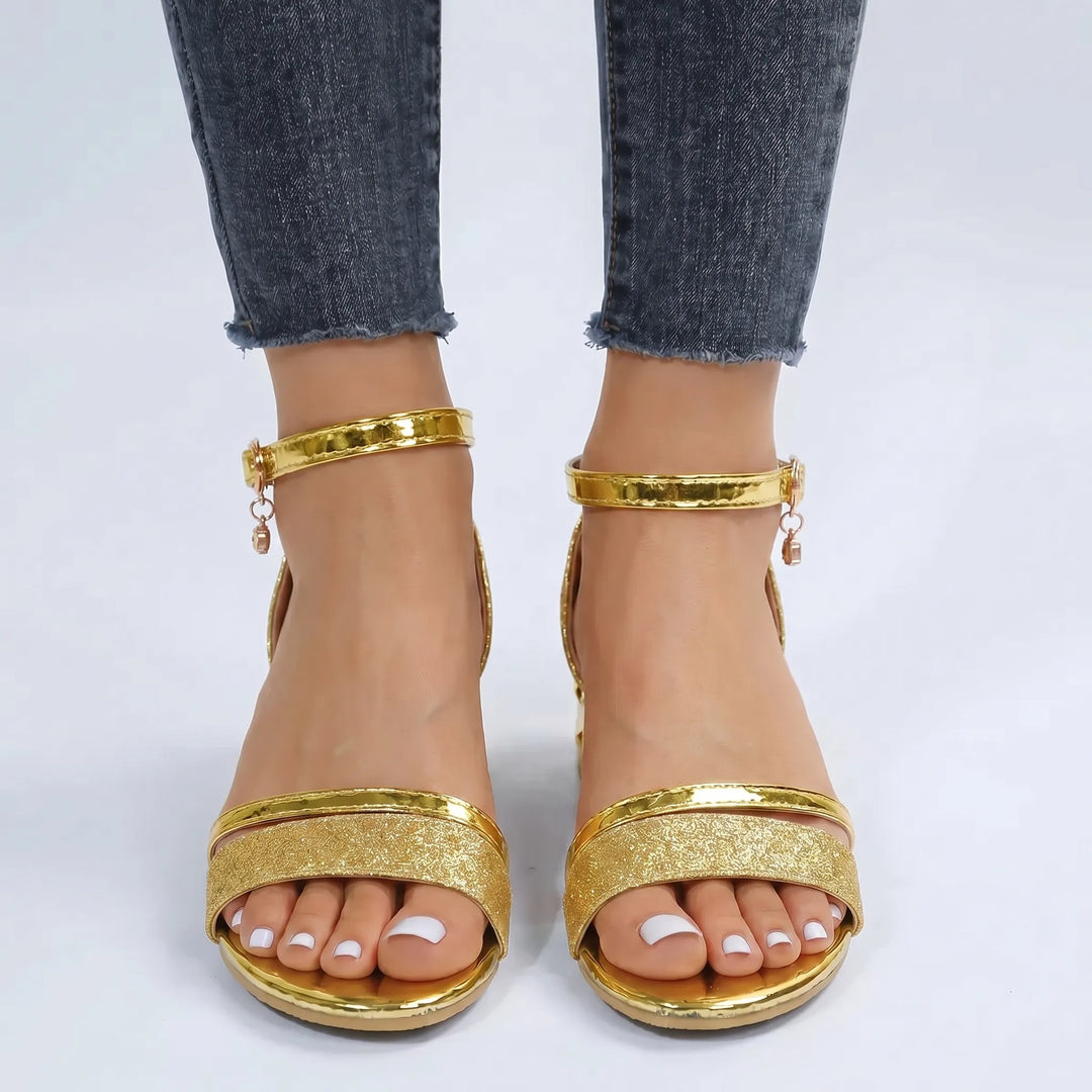 Glimmra - Block Heel Sandals