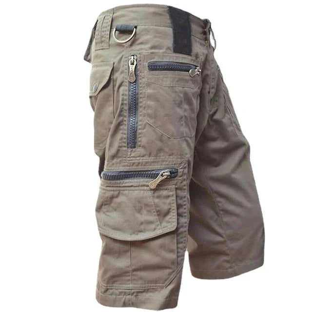 Knee Length Cargo Shorts Mens Relaxed Fit
