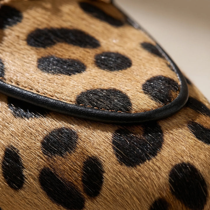 Leoprena - Pointed Toe Loafer With Gold Hardware