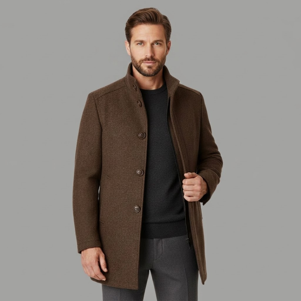 Men's Tailored Heavyweight Winter Overcoat