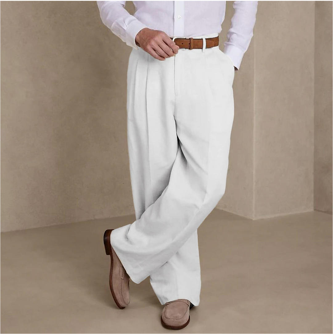 Men’s Business Trousers with Baggy Cut and Functional Pockets
