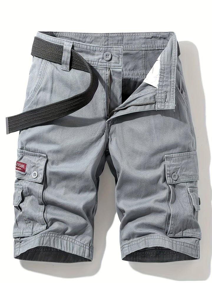 Men’s Cargo Shorts with Multiple Pockets and Adjustable