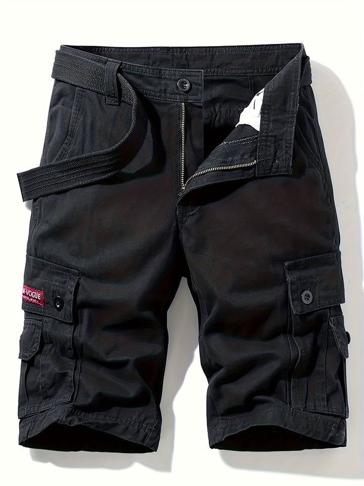 Men’s Cargo Shorts with Multiple Pockets and Adjustable