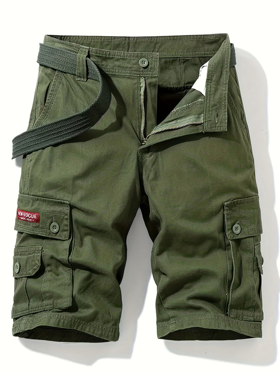 Men’s Cargo Shorts with Multiple Pockets and Adjustable