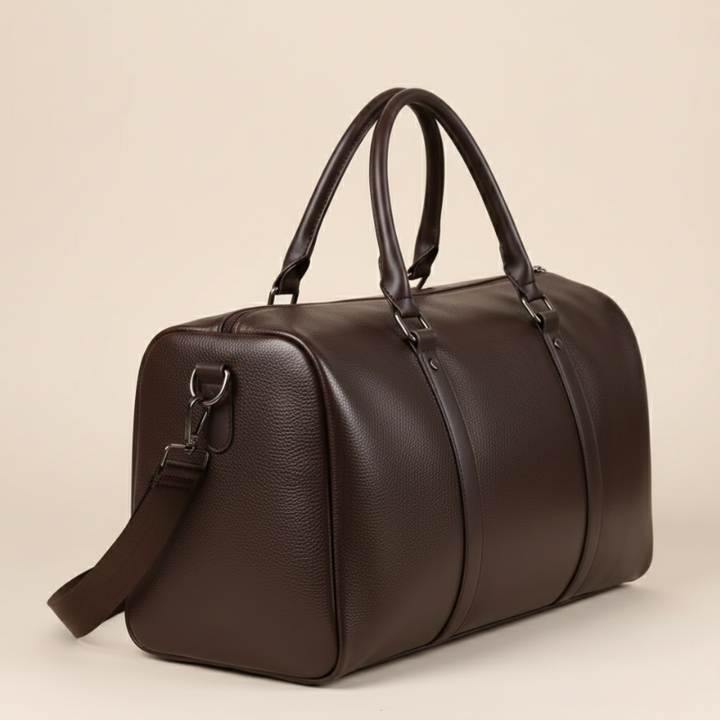 Men’s Executive Weekender Duffle Bag with Structured Design