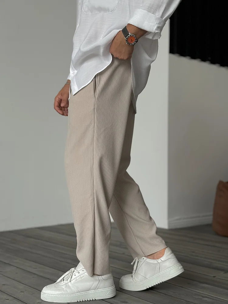 Men’s Felix Pants with Button Closure and Side Pockets