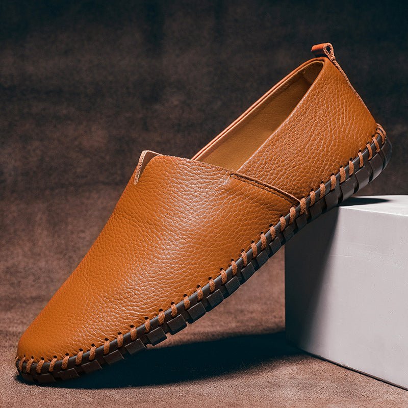 Men’s Loafers with Slip-On Design and Rubber Outsole
