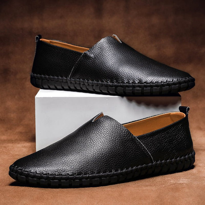 Men’s Loafers with Slip-On Design and Rubber Outsole