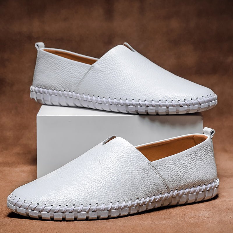 Men’s Loafers with Slip-On Design and Rubber Outsole