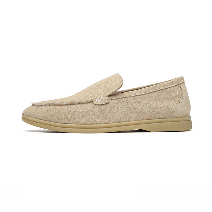 Men’s Loafers with Suede Upper and Removable Insole