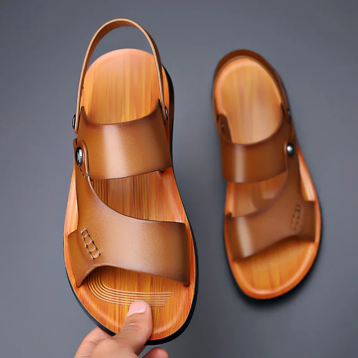 Men’s Sandals with Adjustable Back Strap