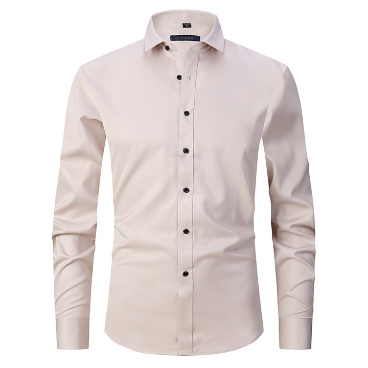 Men’s Shirt with Elastic Fabric and Smooth Finish