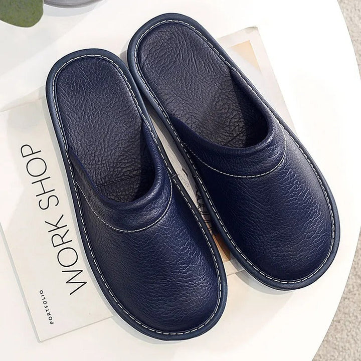 Men’s Slippers with Adjustable Fit and Classic Design