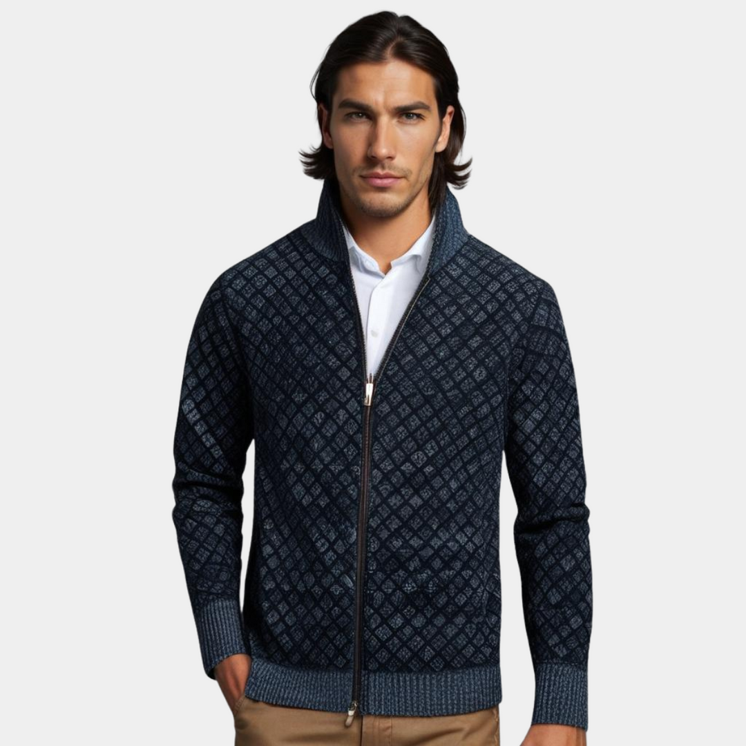 Men’s Vest with Functional Design and Stitched Finish