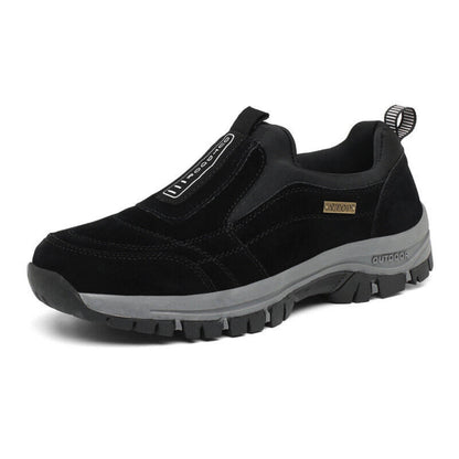 Mens Walking Shoes with Cushioned Insoles and Rubber Sole