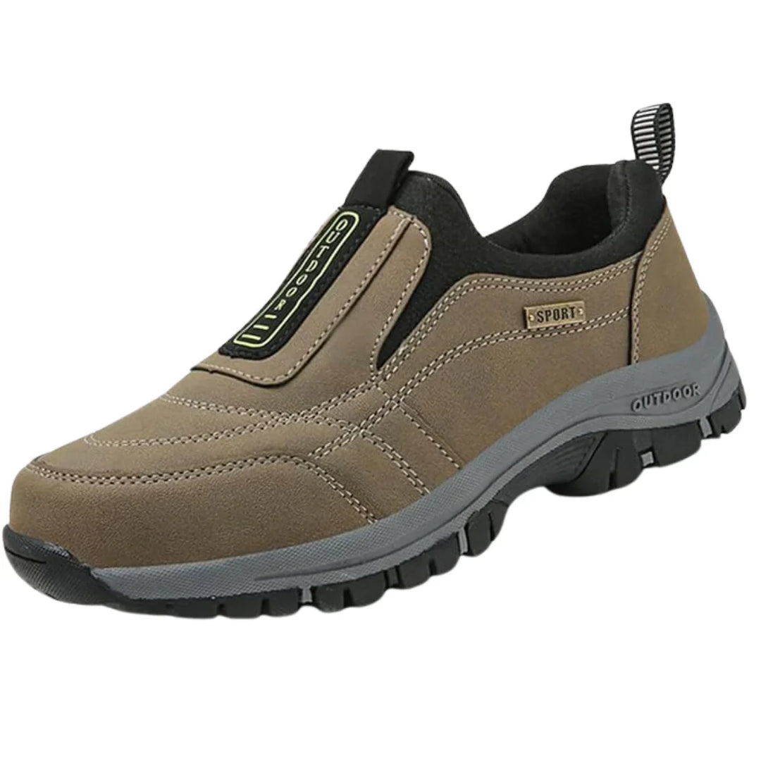 Mens Walking Shoes with Cushioned Insoles and Rubber Sole