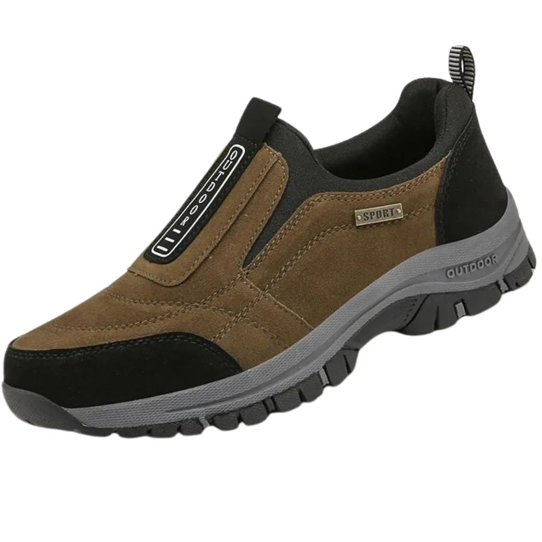 Mens Walking Shoes with Cushioned Insoles and Rubber Sole