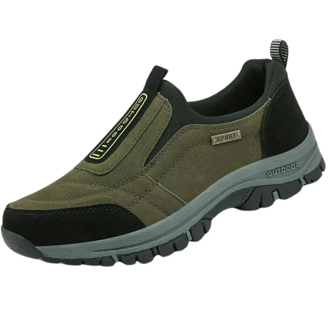 Mens Walking Shoes with Cushioned Insoles and Rubber Sole