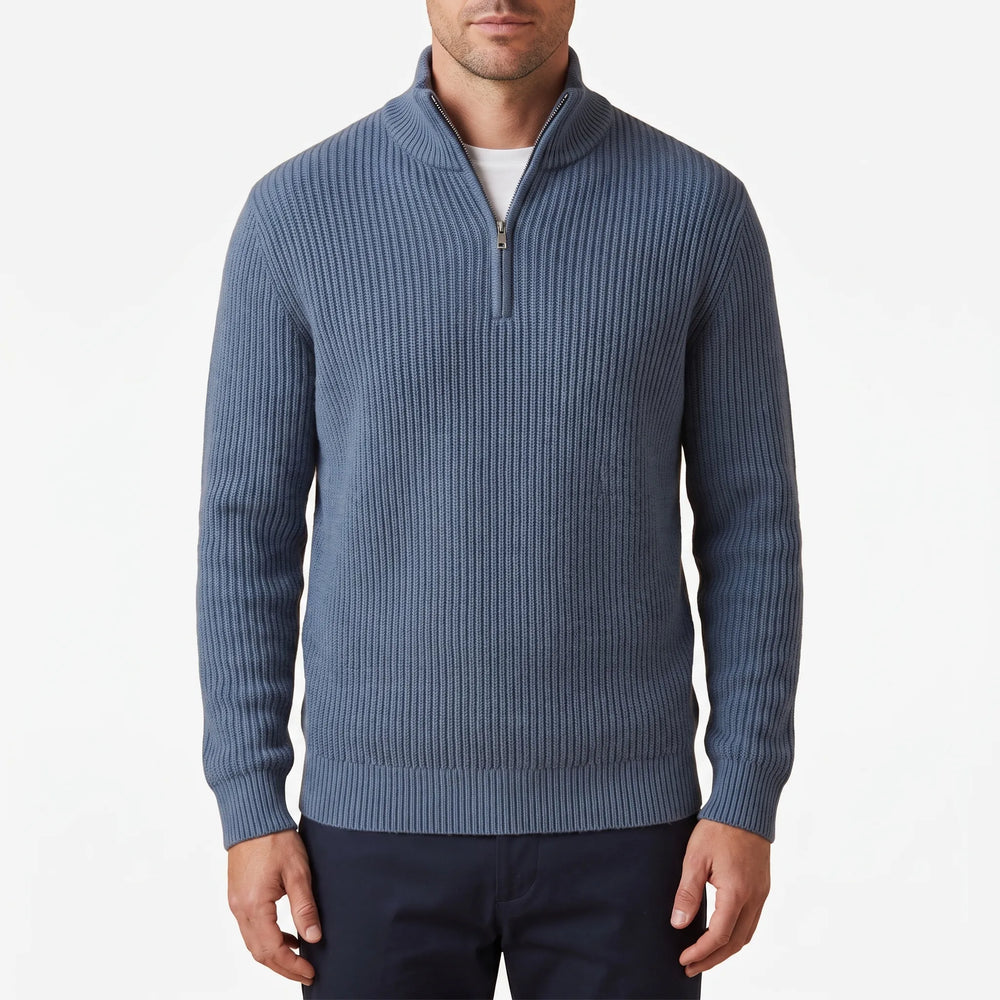 RibbedLayer - Mens Half Zip Jumper