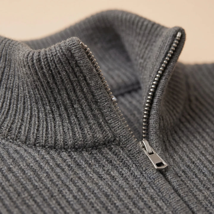 RibbedLayer - Mens Half Zip Jumper