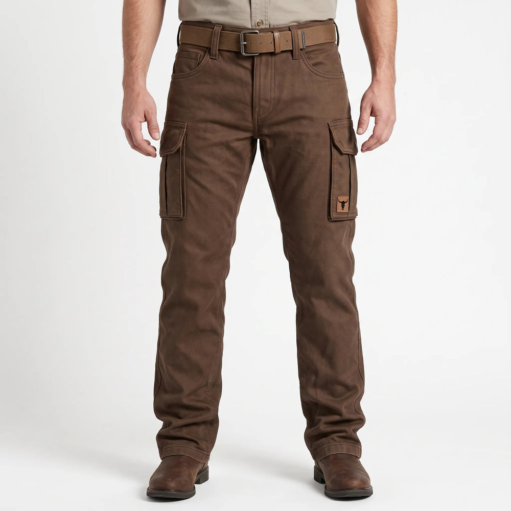 RuggedTrek - Men's Heavy-Duty Cargo Trousers