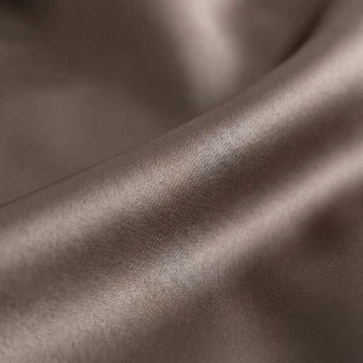 Satiére - Halter Neck Draped Satin Tank Top