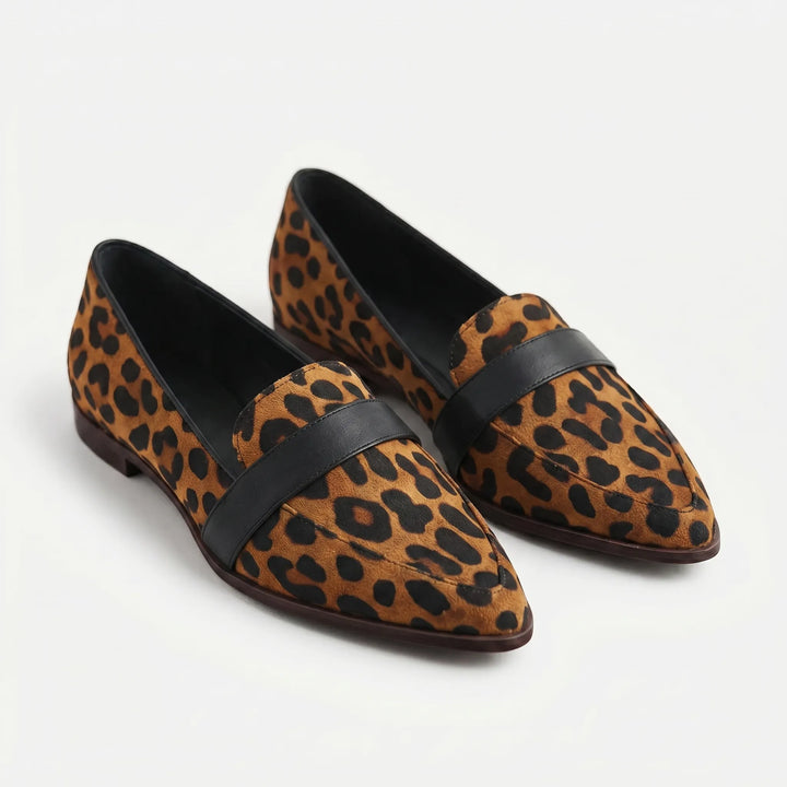 Slyntara - Pointed Toe Penny Loafer Flat