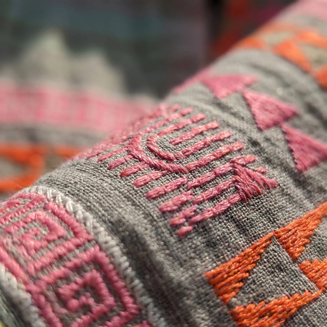 Solante - Tiered Ruffle Midi Dress With Geometric Print