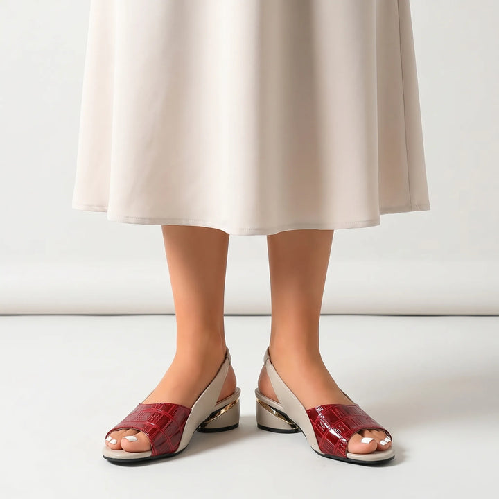 Soleva - Block Heel Slingbacks