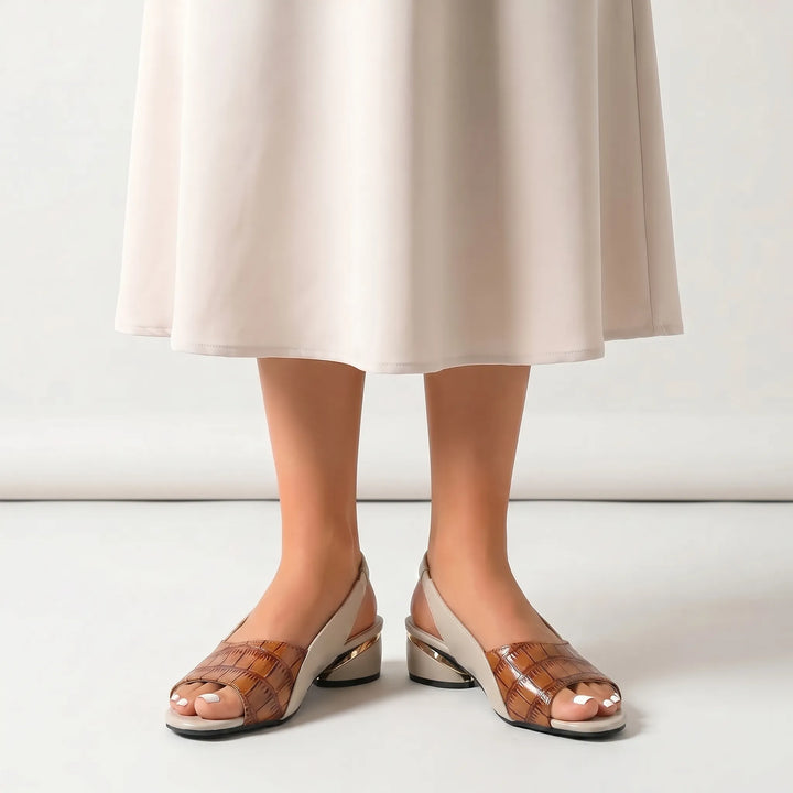 Soleva - Block Heel Slingbacks