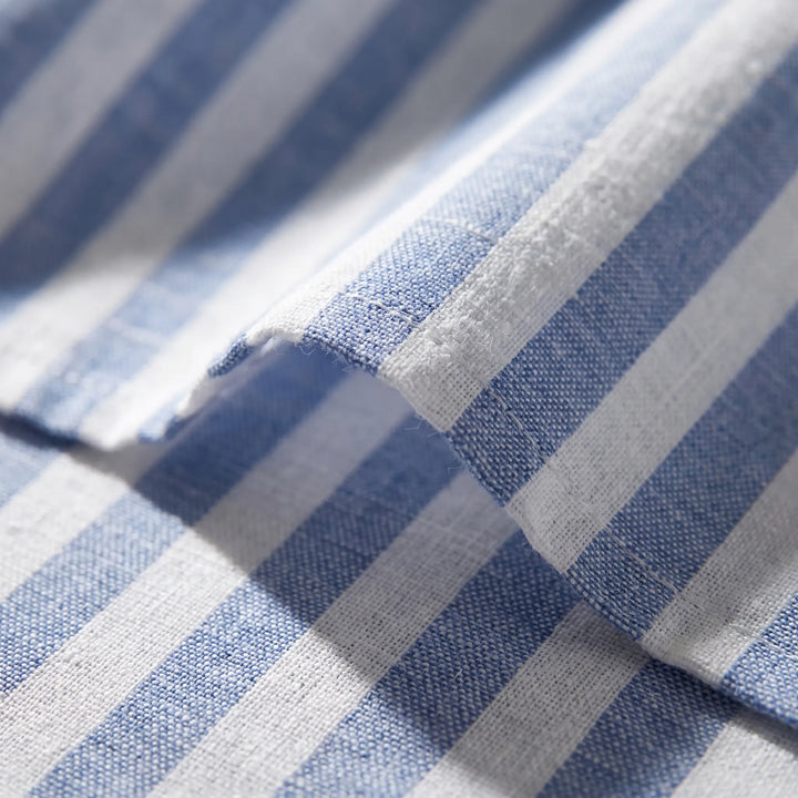 Strivelle - Sleeveless Striped Shirt Dress