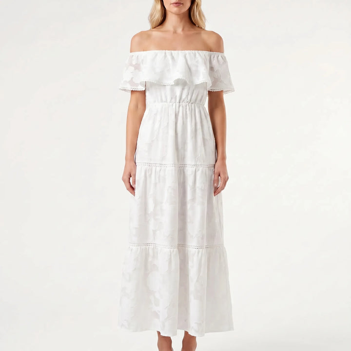 Tierlova - Off-Shoulder Tiered Maxi Dress
