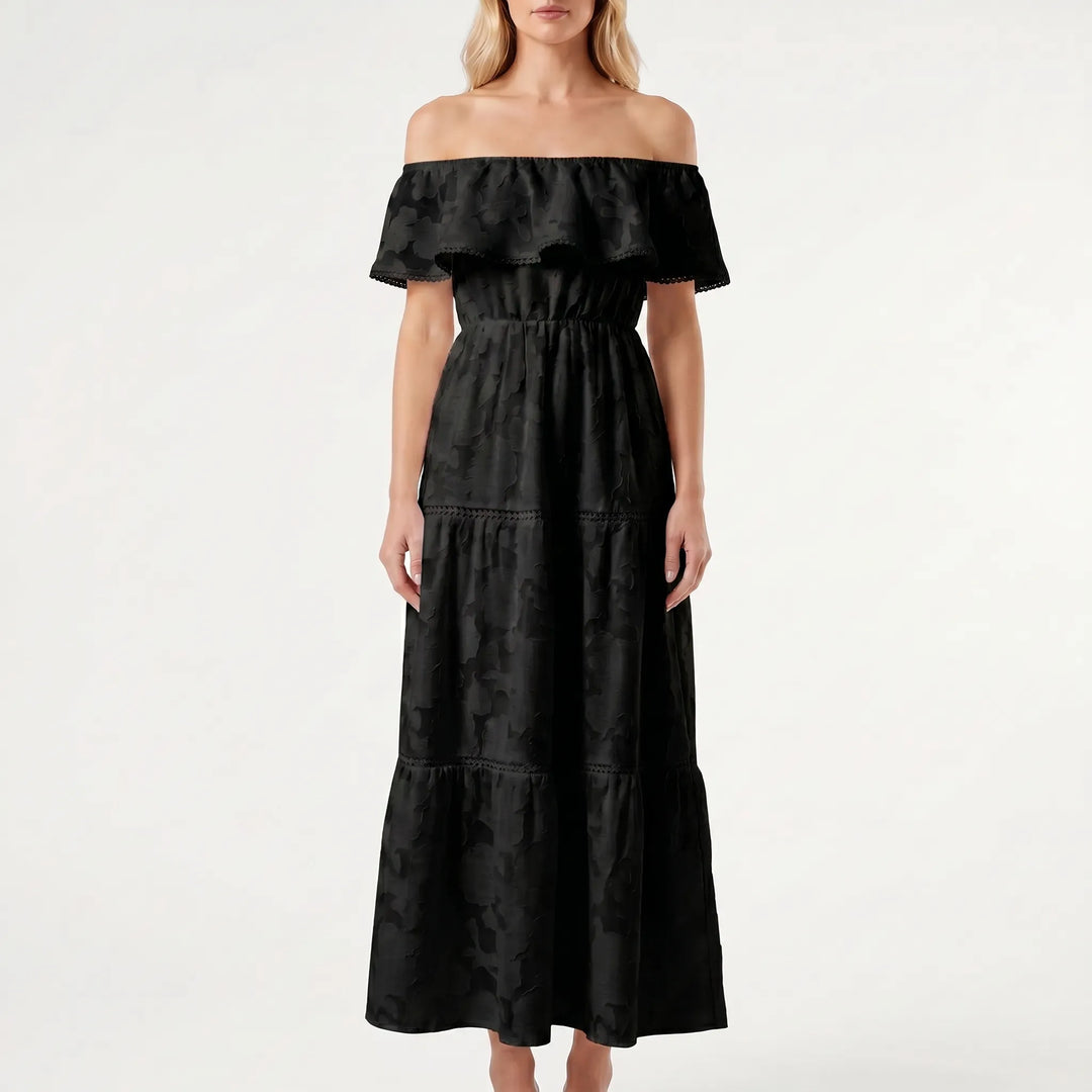 Tierlova - Off-Shoulder Tiered Maxi Dress