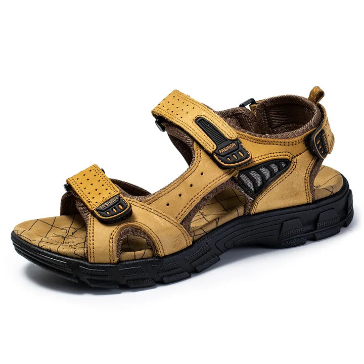 Unisex Sandals with Velcro Straps and Open-Toe Design