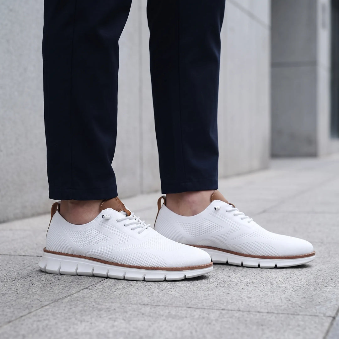 Urbastride Men’s Casual City Walking Shoes With Lace-Up Closure