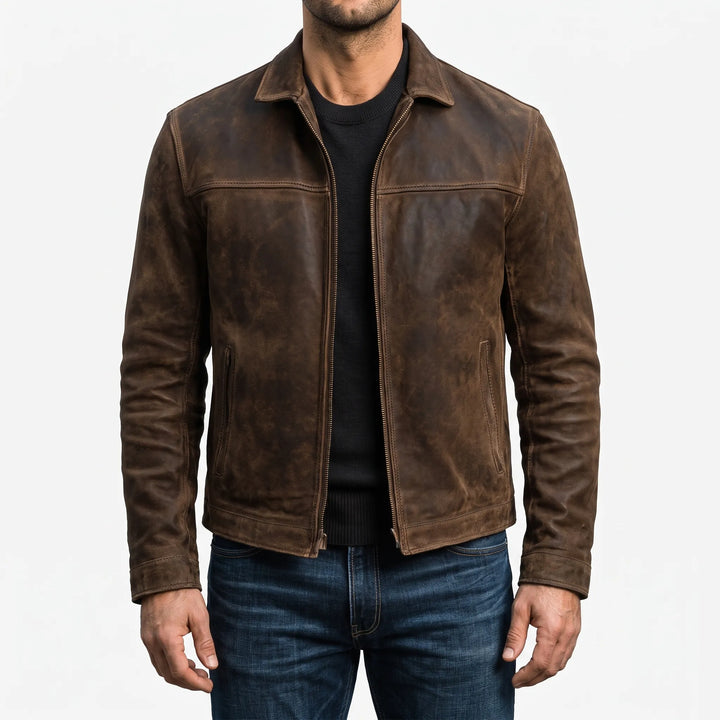 Vangardo - Classic Collared Front Zip Jacket