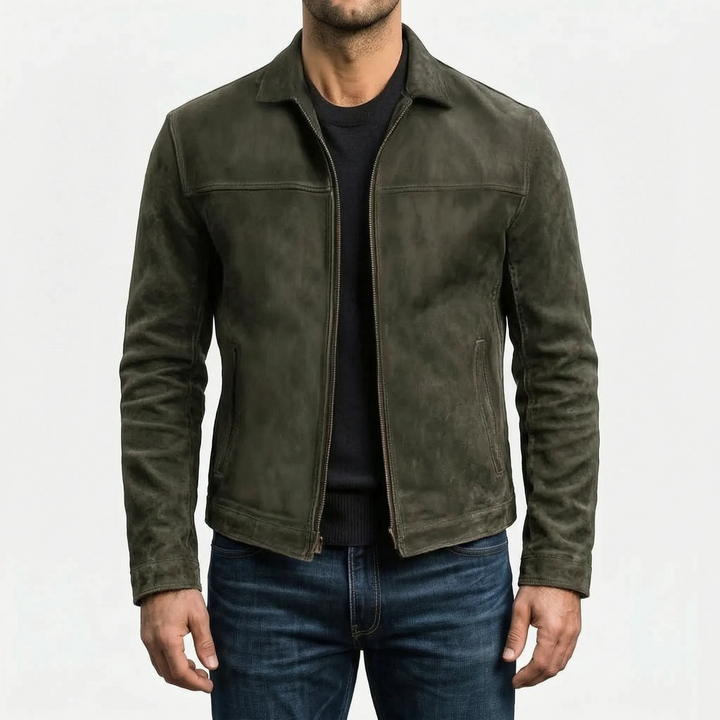 Vangardo - Classic Collared Front Zip Jacket