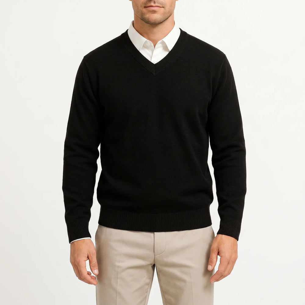 Vectra - Classic Men's V-Neck Jumper