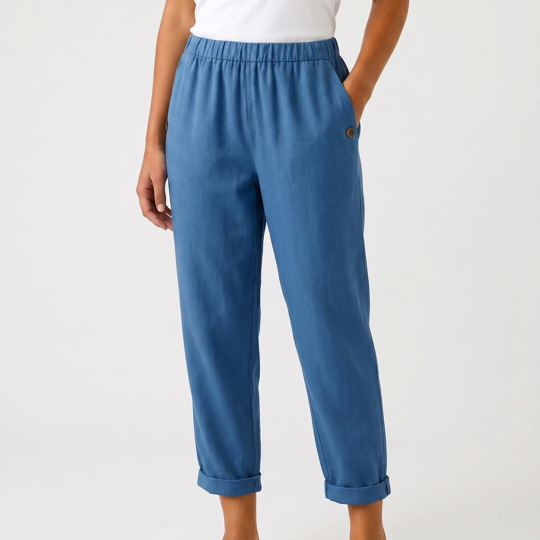 Vellara - Relaxed Straight-Leg Trousers